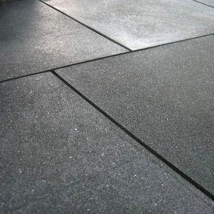 Performance Gym Flooring Tiles 15mm Black